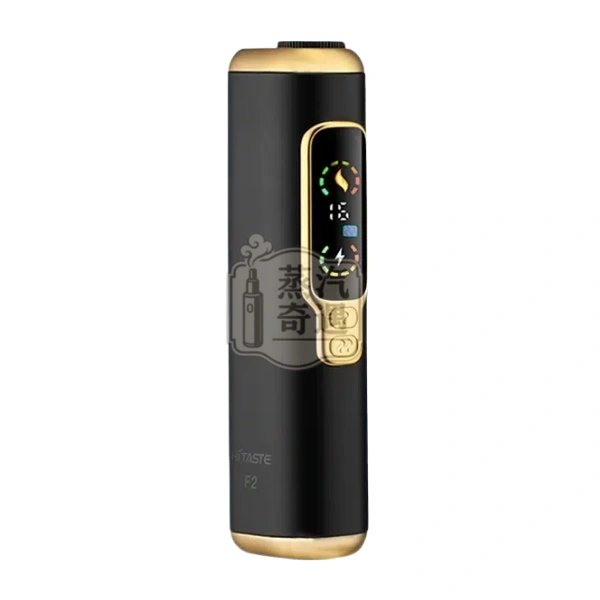 HiTASTE F2 黑金色 二回機｜3200mAh・約30支續航｜適配IQOS ILUMA TEREA／SENTIA菸彈｜蒸汽奇遇現貨